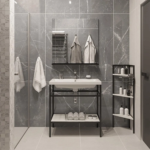 Комплект мебели DIWO Смоленск 80 с раковиной Como 80 483913 Комплект мебели DIWO Смоленск 80 с раковиной Como 80 483913