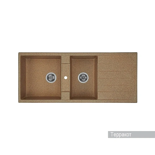 Кухонная мойка Aquaton Торина 1A712032TR270 из литого мрамора, прямоугольная, с крылом и дополнитель Кухонная мойка Aquaton Торина 1A712032TR270 из литого мрамора, прямоугольная, с крылом и дополнитель