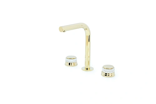 Смеситель для раковины Boheme AURA GOLD 152-G-A Смеситель для раковины Boheme AURA GOLD 152-G-A