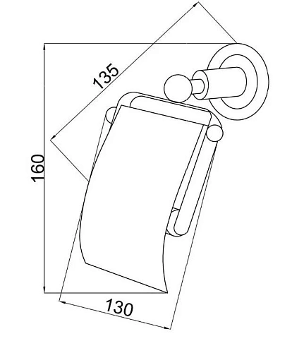 Держатель туалетной бумаги Boheme MURANO 10901-B-G GOLD (черное) Держатель туалетной бумаги Boheme MURANO 10901-B-G GOLD (черное)