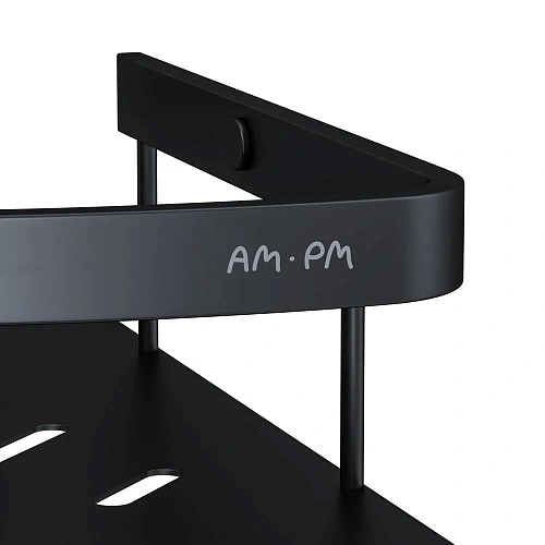 Полка AM.PM Sense L A7454122 угловая, черный Полка AM.PM Sense L A7454122 угловая, черный