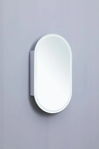 Зеркальный шкаф Aquanet Монте 50 00344787белый, с LED подсветкой Зеркальный шкаф Aquanet Монте 50 00344787белый, с LED подсветкой