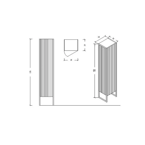 Шкаф-пенал Armadi Art MONACO 868-WCR-R белый глянец + хром R Шкаф-пенал Armadi Art MONACO 868-WCR-R белый глянец + хром R