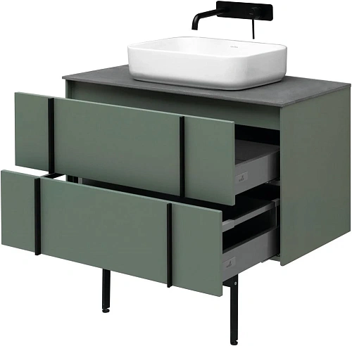 Тумба под раковину Allen Brau Reality 90 1.32006.CGM олива матовый Тумба под раковину Allen Brau Reality 90 1.32006.CGM олива матовый