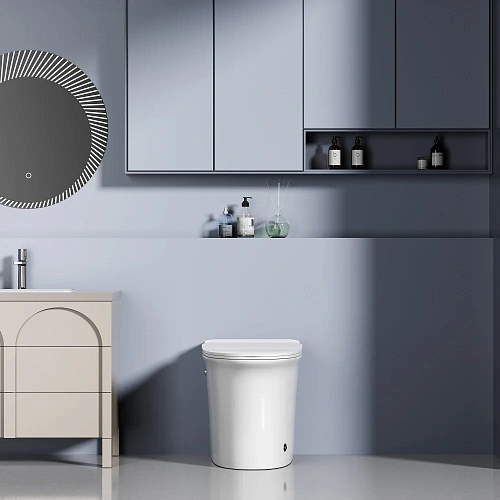 Унитаз напольный ABBER Bequem AC1125P белый с импульсным смывом Унитаз напольный ABBER Bequem AC1125P белый с импульсным смывом