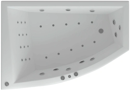 Акриловая ванна Aquatek Оракул левый пустая с фронтальныйм экраном+бокэкр ORK180-0000006 Акриловая ванна Aquatek Оракул левый пустая с фронтальныйм экраном+бокэкр ORK180-0000006