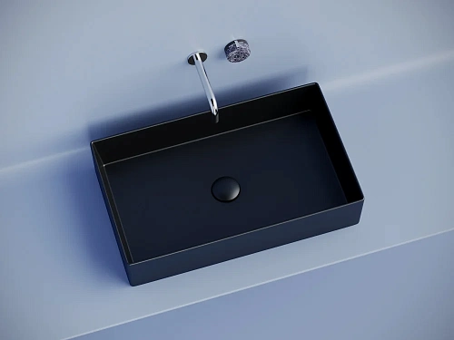 Раковина Ceramica Nova ELEMENT CN6070MB черный матовый накладная Раковина Ceramica Nova ELEMENT CN6070MB черный матовый накладная