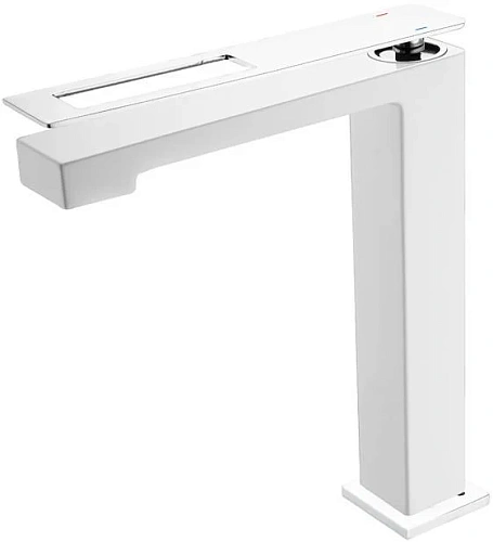 Смеситель для раковины Boheme WhiteChrome 142-WCR Смеситель для раковины Boheme WhiteChrome 142-WCR