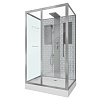 Душевая кабина Niagara Luxe NG-7711WBK (900x1200х2100) низкий поддон стенки белые без крыши