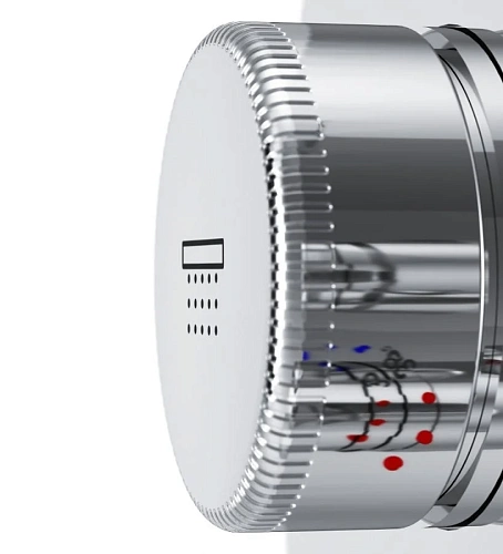 Смеситель для душа AM.PM Inspire V2.0 F50A85700 на 2 потребителя с термостатом, встраиваемый Смеситель для душа AM.PM Inspire V2.0 F50A85700 на 2 потребителя с термостатом, встраиваемый