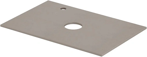 Столешница Aquanet Flat 70 00345777 бежевый, с отверстием слева Столешница Aquanet Flat 70 00345777 бежевый, с отверстием слева