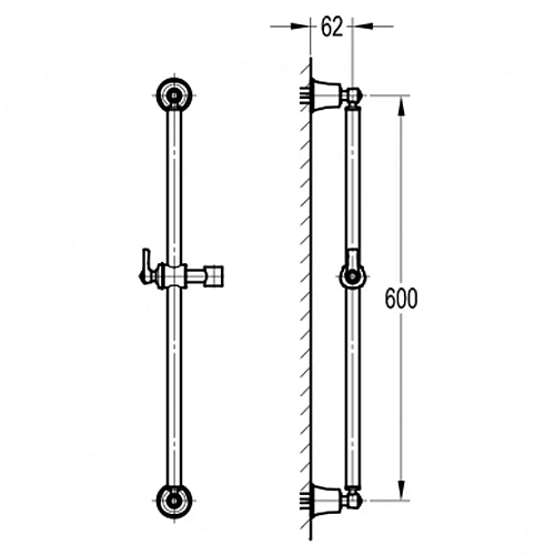 Душевая штанга Swedbe Terracotta Art 2532 Душевая штанга Swedbe Terracotta Art 2532