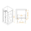 Душевой уголок RGW PA-134 (PA-104+Z-050-2+O-104) 900x900 мм 060813499-011 хром Easy Clean Душевой уголок RGW PA-134 (PA-104+Z-050-2+O-104) 900x900 мм 060813499-011 хром Easy Clean