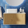 Тумба с раковиной STWORKI Ноттвиль 80 дуб верона, с отверстием под смеситель 414411 Тумба с раковиной STWORKI Ноттвиль 80 дуб верона, с отверстием под смеситель 414411