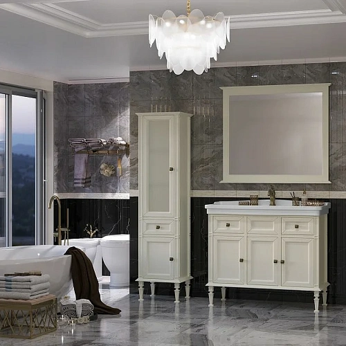 Шкаф-пенал Opadiris Кантара, слоновая кость, левый 00-00004342 Шкаф-пенал Opadiris Кантара, слоновая кость, левый 00-00004342