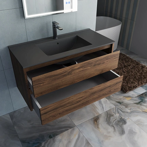 Тумба под раковину Vincea Gio 1000 VMC-2G100CO подвесная, C.Oak Тумба под раковину Vincea Gio 1000 VMC-2G100CO подвесная, C.Oak