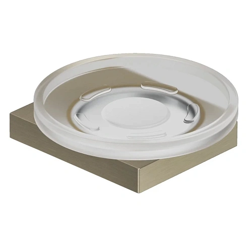 Мыльница Kludi VELA C 31985N5 брашированный никель Мыльница Kludi VELA C 31985N5 брашированный никель