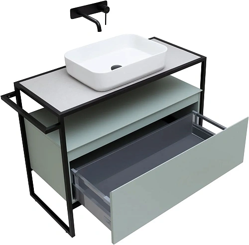 Тумба под раковину Allen Brau Priority 100 1.31003.PWM папирус матовый Тумба под раковину Allen Brau Priority 100 1.31003.PWM папирус матовый