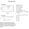 Раковина AQUAme Classica 100 4627173210201 мебельная Раковина AQUAme Classica 100 4627173210201 мебельная