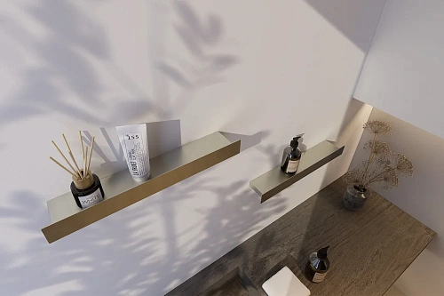 Полка ABBER Nischen AN3010BST сталь брашированная Полка ABBER Nischen AN3010BST сталь брашированная