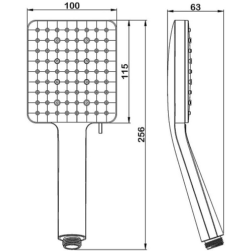 Душевая лейка Swedbe Hermes 5120B Душевая лейка Swedbe Hermes 5120B
