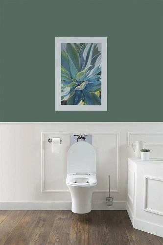 Унитаз подвесной Aquanet Rimless Roll-W CL-12249D с сиденьем Унитаз подвесной Aquanet Rimless Roll-W CL-12249D с сиденьем