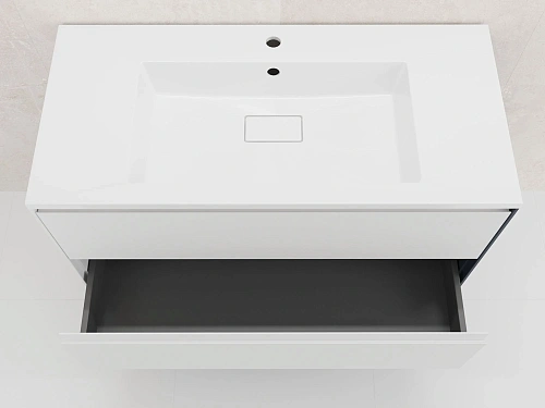 Тумба под раковину Style Line ЛИМА 100 ЛС-00002352 подвесная белый Тумба под раковину Style Line ЛИМА 100 ЛС-00002352 подвесная белый