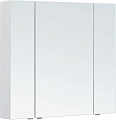 Зеркальный шкаф Aquanet Алвита new 90 белый матовый 00303897 Зеркальный шкаф Aquanet Алвита new 90 белый матовый 00303897