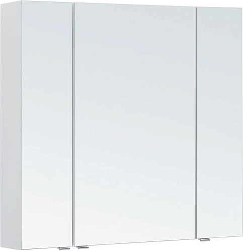 Зеркальный шкаф Aquanet Алвита new 90 белый матовый 00303897 Зеркальный шкаф Aquanet Алвита new 90 белый матовый 00303897