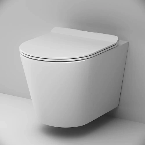 Унитаз подвесной AM.PM Sunny C85C1701SC Flashclean с сиденьем микролифт Унитаз подвесной AM.PM Sunny C85C1701SC Flashclean с сиденьем микролифт