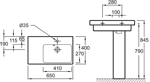 Комплект мебели 65 см Jacob Delafon Odeon Up , квебекский дуб, 1 выдвижной ящик, с левым крылом, зер E4758G-00+EB886-E10+EB795DRU-E10 Комплект мебели 65 см Jacob Delafon Odeon Up , квебекский дуб, 1 выдвижной ящик, с левым крылом, зер E4758G-00+EB886-E10+EB795DRU-E10
