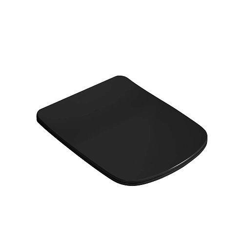 Крышка-сиденье Grossman 49GR40BMS тонкое, черное матовое Крышка-сиденье Grossman 49GR40BMS тонкое, черное матовое