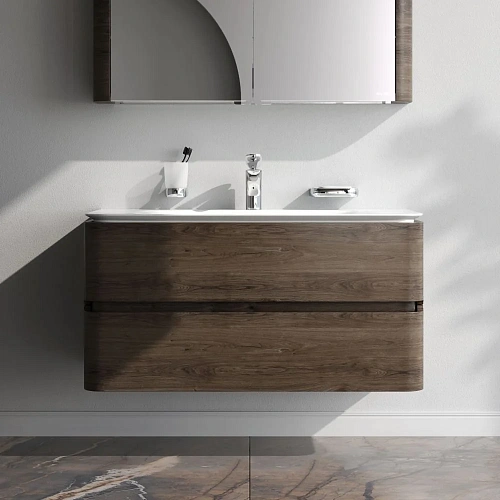Тумба под раковину AM.PM Sensation M30FHX1002TF подвесная, 100 см, табачный дуб, текстурированное Тумба под раковину AM.PM Sensation M30FHX1002TF подвесная, 100 см, табачный дуб, текстурированное