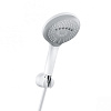 Картинка анонса товара «душевой гарнитур kludi freshline 3s 6795091-00 для ванны держатель круглый, цвет белый»