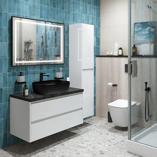 Тумба со столешницей и раковиной BelBagno KRAFT 80 kraft80bo-kepmno-1302h301-set подвесная KRAFT80BO-KEPMNO-1302H301-SET Тумба со столешницей и раковиной BelBagno KRAFT 80 kraft80bo-kepmno-1302h301-set подвесная KRAFT80BO-KEPMNO-1302H301-SET