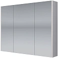 Зеркальный шкаф DREJA PRIME, 90 см, 3 дверцы, 6 стеклянных полок, белый 99.9306 Зеркальный шкаф DREJA PRIME, 90 см, 3 дверцы, 6 стеклянных полок, белый 99.9306