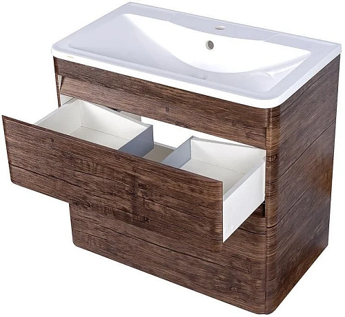 Тумба под раковину Style Line Атлантика 80, Люкс старое дерево, PLUS ЛС-00000664 Тумба под раковину Style Line Атлантика 80, Люкс старое дерево, PLUS ЛС-00000664