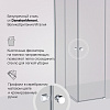 Душевой уголок AM.PM X-Joy W94G-403-100100-MT1K раздвижные двери 100x100 профиль хром матовый, стекло прозрачное Душевой уголок AM.PM X-Joy W94G-403-100100-MT1K раздвижные двери 100x100 профиль хром матовый, стекло прозрачное