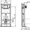 Инсталляция для унитаза Ideal Standard PROSYS R027767 Инсталляция для унитаза Ideal Standard PROSYS R027767