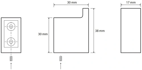 Крючок Bemeta VIA 135006012 Крючок Bemeta VIA 135006012