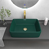 Раковина GROSSMAN Color GR-3016OLM (480x370x135) зеленая матовая Раковина GROSSMAN Color GR-3016OLM (480x370x135) зеленая матовая
