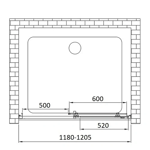 Душевая дверь Vincea Alpha VDS-3AL120CLG, 1200, брашированное золото, стекло прозрачное Душевая дверь Vincea Alpha VDS-3AL120CLG, 1200, брашированное золото, стекло прозрачное