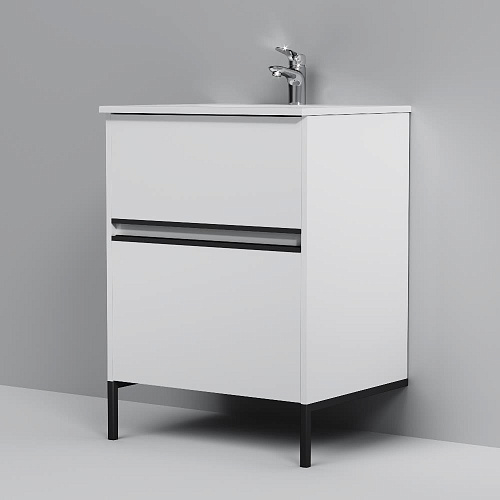 Тумба под раковину AM.PM Sense M7BFUX0602WG универсальная, 60 см, белый Тумба под раковину AM.PM Sense M7BFUX0602WG универсальная, 60 см, белый