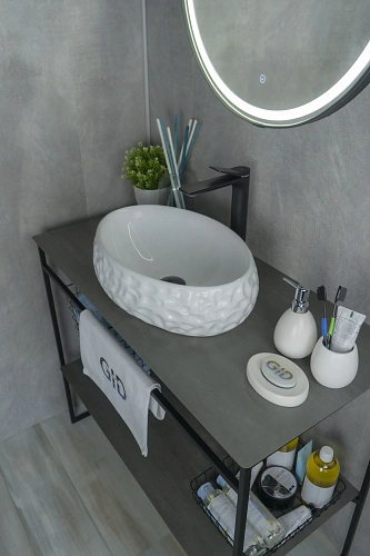 Раковина Gid 9030wf 51187 накладная белая 48x34x15 Раковина Gid 9030wf 51187 накладная белая 48x34x15