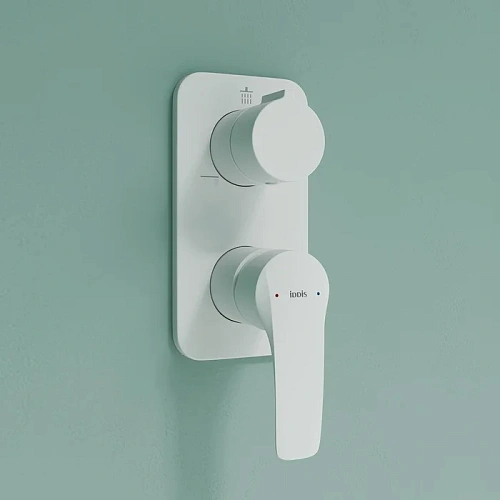 Душевая система IDDIS Ray (RAYWT03i68) белый матовый Душевая система IDDIS Ray (RAYWT03i68) белый матовый