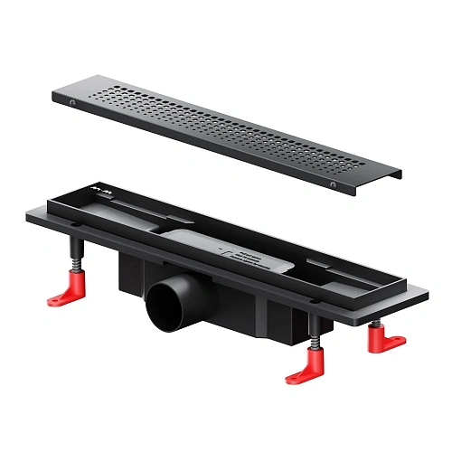 Душевой лоток AM.PM Prime Flow W02SC-P11-040-01BM Flow Cut Gradient 40см, черный матовый Душевой лоток AM.PM Prime Flow W02SC-P11-040-01BM Flow Cut Gradient 40см, черный матовый