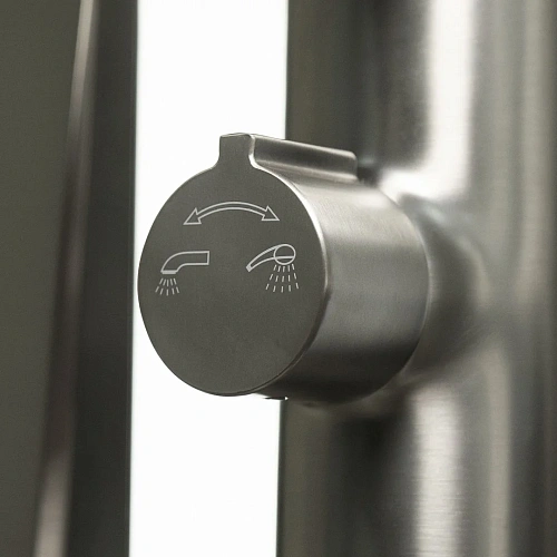 Смеситель для ванны Lemark Bronx LM3744GM, напольный, графит Смеситель для ванны Lemark Bronx LM3744GM, напольный, графит