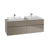 Картинка анонса товара «тумба под раковину villeroy &amp; boch collaro 160 см, с подсветкой c024l0vg»