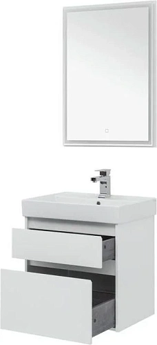 Комплект мебели Aquanet Nova Lite 60 белый (2 ящика) 00242921 Комплект мебели Aquanet Nova Lite 60 белый (2 ящика) 00242921