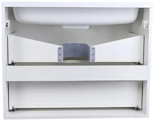 Тумба под раковину Style Line Каре 80 (2 ящ.) Люкс белая, PLUS СС-00002270 Тумба под раковину Style Line Каре 80 (2 ящ.) Люкс белая, PLUS СС-00002270